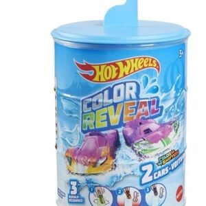 Hot Wheels Color Reveal Water-Activated Cars - Blue and Purple
